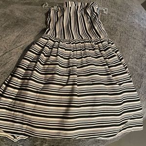 Strapless summer dress